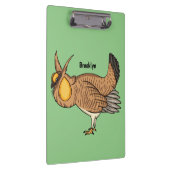 プレーリ素晴らしーチキン漫画イラストレーション クリップボード (右)