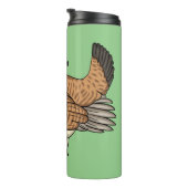 プレーリ素晴らしーチキン漫画イラストレーション タンブラー (回転右)