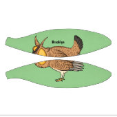 プレーリ素晴らしーチキン漫画イラストレーション ミニバスケットボール (パネル)