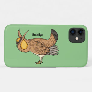 プレーリ素晴らしーチキン漫画イラストレーション iPhone 11 ケース