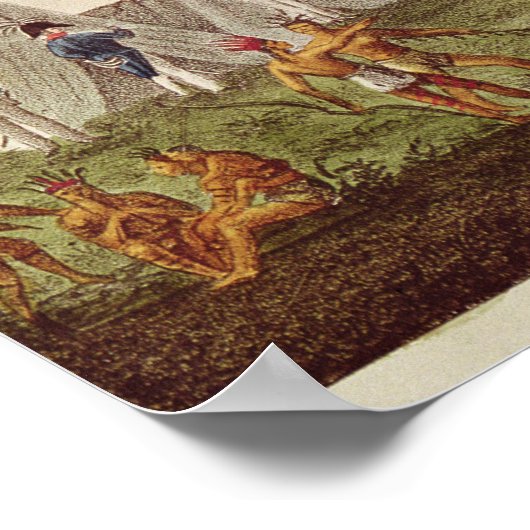 プレーリ素晴らしー・デュで開催された条約の見解 ポスター (角)