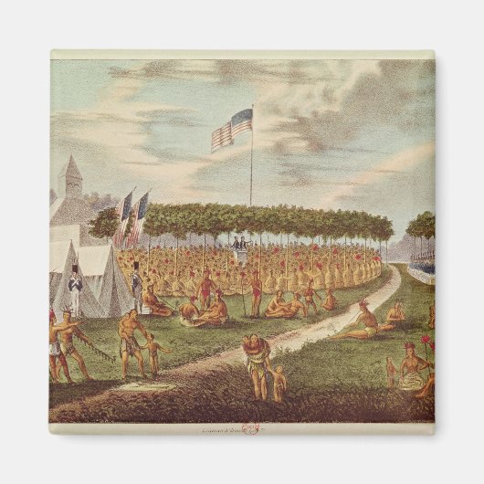 プレーリ素晴らしー・デュで開催された条約の見解 マグネット (正面)