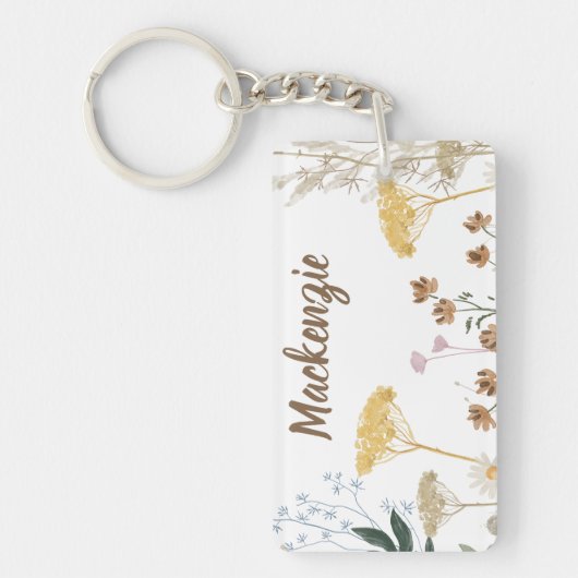 プレーリ素朴ーランチファームフローラ植物学 キーホルダー (正面)