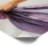 プレーリ薄紫:女性のカーボーイウォールアート ポスター (コーナー)