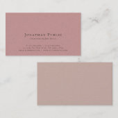 プレーンお洒落プロフェッショナルモダンラグジュア 名刺 (正面/裏面)