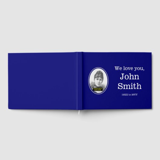 プレーンとメモリミニマルのゲストブック ゲストブック (全面)