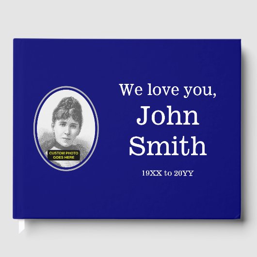 プレーンとメモリミニマルのゲストブック ゲストブック (正面)