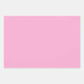 プレーンなでしこカーネーションピンクシェード3トーンWr ラッピングペーパーシート (正面3)