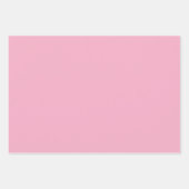 プレーンなでしこカーネーションピンクシェード3トーンWr ラッピングペーパーシート (正面)