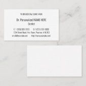 プレーンなベーシック・ビジネス・カード 名刺 (正面/裏面)