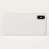 プレーンな白 Case-Mate iPhoneケース (裏面(横))