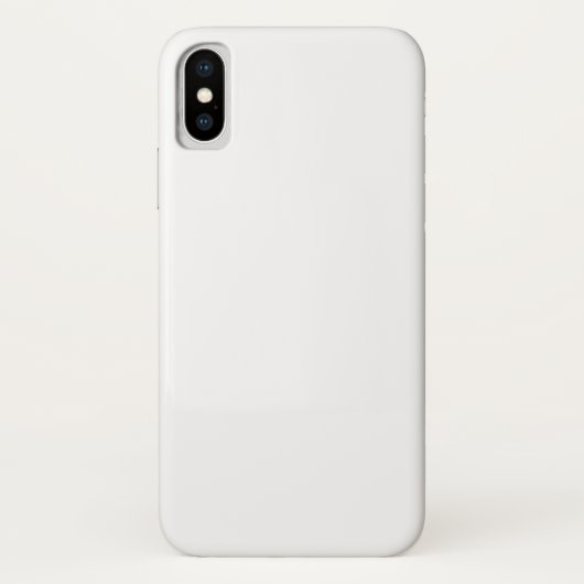 プレーンな白 Case-Mate iPhoneケース (裏面)