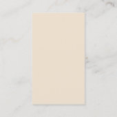 プレーンアイボリー名刺 名刺 (裏面)