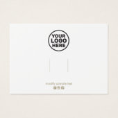 プレーンアッドカスタマイズロゴHairclipバレット表示 (正面)