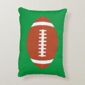 プレーンアメリカンフットボール選手/コーチ装飾用クッション アクセントクッション (裏面(縦))