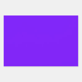 プレーンインディゴアイリスガーデンパープルシェード3トーン ラッピングペーパーシート