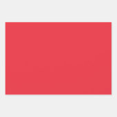 プレーンインペリアルスカーレットインディアンレッドシェード3トーン ラッピングペーパーシート (正面)