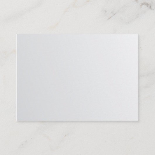 プレーンエレガントお洒落シルバーグラマートレンディーラグジュアリー 名刺 (裏面)