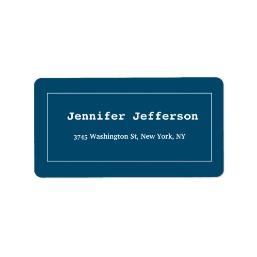 プレーンエレガントクラシカルプロフェッショナル海ブルー ラベル (正面)