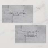 プレーンエレガントグモダンレイの壁 名刺 (正面/裏面)