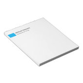 プレーンエレガントシンプルミニマリスト ノートパッド (アングル)