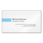 プレーンエレガントシンプルミニマリスト マグネット名刺 (正面)