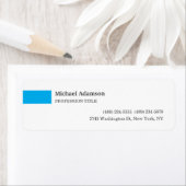 プレーンエレガントシンプルミニマリスト ラベル (インサイチュ)