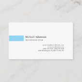 プレーンエレガントシンプルミニマリスト 名刺 (正面)