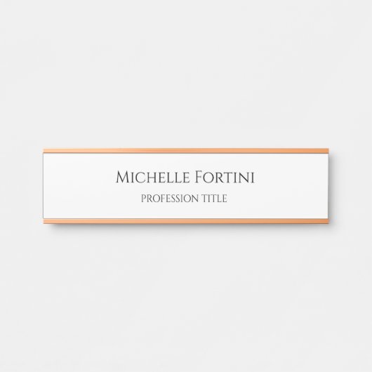 プレーンエレガントシンプルミニマル サインプレート (正面)