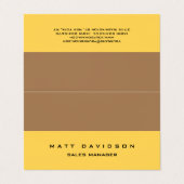 プレーンエレガントプロフェッショナルパステルカラー 名刺 (外部フラット)