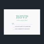 プレーンエレガントホワイトシーフォームRSVP 出欠カード<br><div class="desc">ホワイトエレガント、シーフォーム、ブルー、ダークブルーの非常に実用的なRSVP。</div>