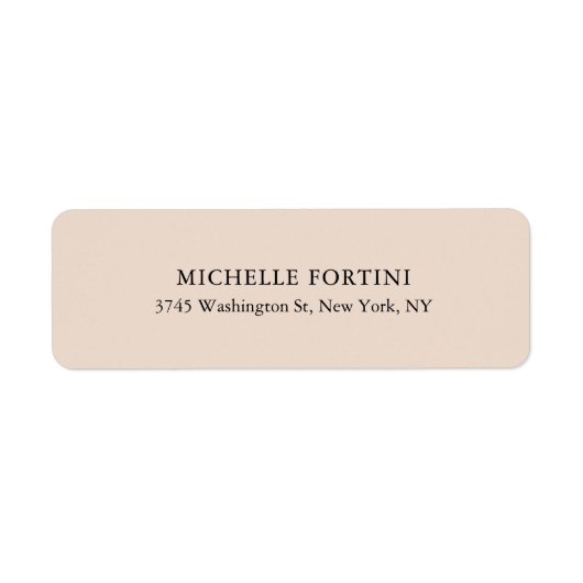 プレーンエレガントミニマクラシカルリスト ラベル (正面)