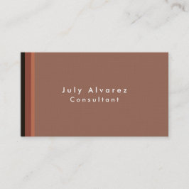 プレーンエレガントミニマルなリネン 名刺