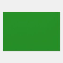 プレーンオフィス春ムガルグリーンシェード3トーン ラッピングペーパーシート