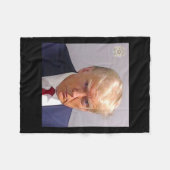 プレーンオリジナルマグショット – クリックジョージアスタイル フリースブランケット (正面(横))