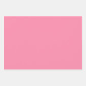 プレーンオーキッドチックルシャーベットピンクシェード3トーン ラッピングペーパーシート (正面2)