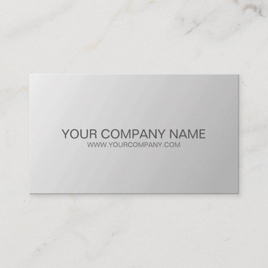 プレーンカッコいいグレイモダン名刺 名刺 (正面)