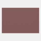 プレーンカフェノワール深いコーヒーブラウンシェード3トーン ラッピングペーパーシート (正面3)