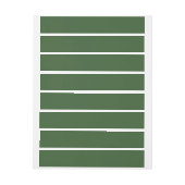 プレーンカラーのグレープ葉の緑 ラップアラウンドラベル (シート)