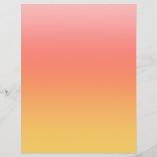 プレーンカラー – 黄色から霧のピンクグラデーション色 チラシ (正面)