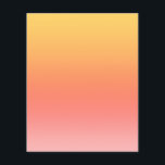 プレーンカラー – 黄色から霧のピンクグラデーション色 チラシ<br><div class="desc">黄カラフル、オレンジ、赤、ピンクのグラデーション背景。</div>