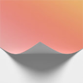 プレーンカラー – 黄色から霧のピンクグラデーション色 ラッピングペーパー (角)