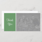 プレーンカラーII – ありがとう – アーミーグリーン サンキューカード (正面/裏面)