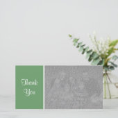 プレーンカラーII – ありがとう – アーミーグリーン サンキューカード (スタンド正面)