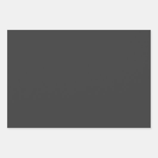 プレーンガンメタルジェットグレーシェード3トーン ラッピングペーパーシート (正面2)