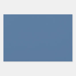 プレーンクイーン海ピグメントブルーシェード3トーン ラッピングペーパーシート