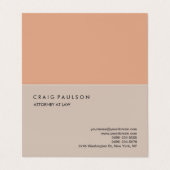 プレーンクラシカルエレガントプロフェッショナル 名刺 (外部フラット)