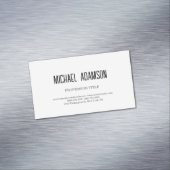 プレーンクラシカルエレガントミニマルシンプルリスト マグネット名刺 (インサイチュ)