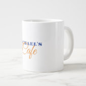 プレーンクラシカルシンプルプロフェッショナル名 ジャンボコーヒーマグカップ (正面右)