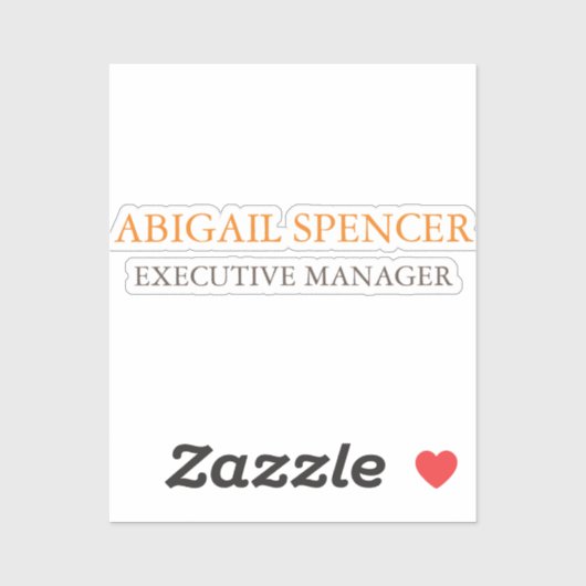 プレーンクラシカルシンプル白黒プロフェッショナル シール (シート)